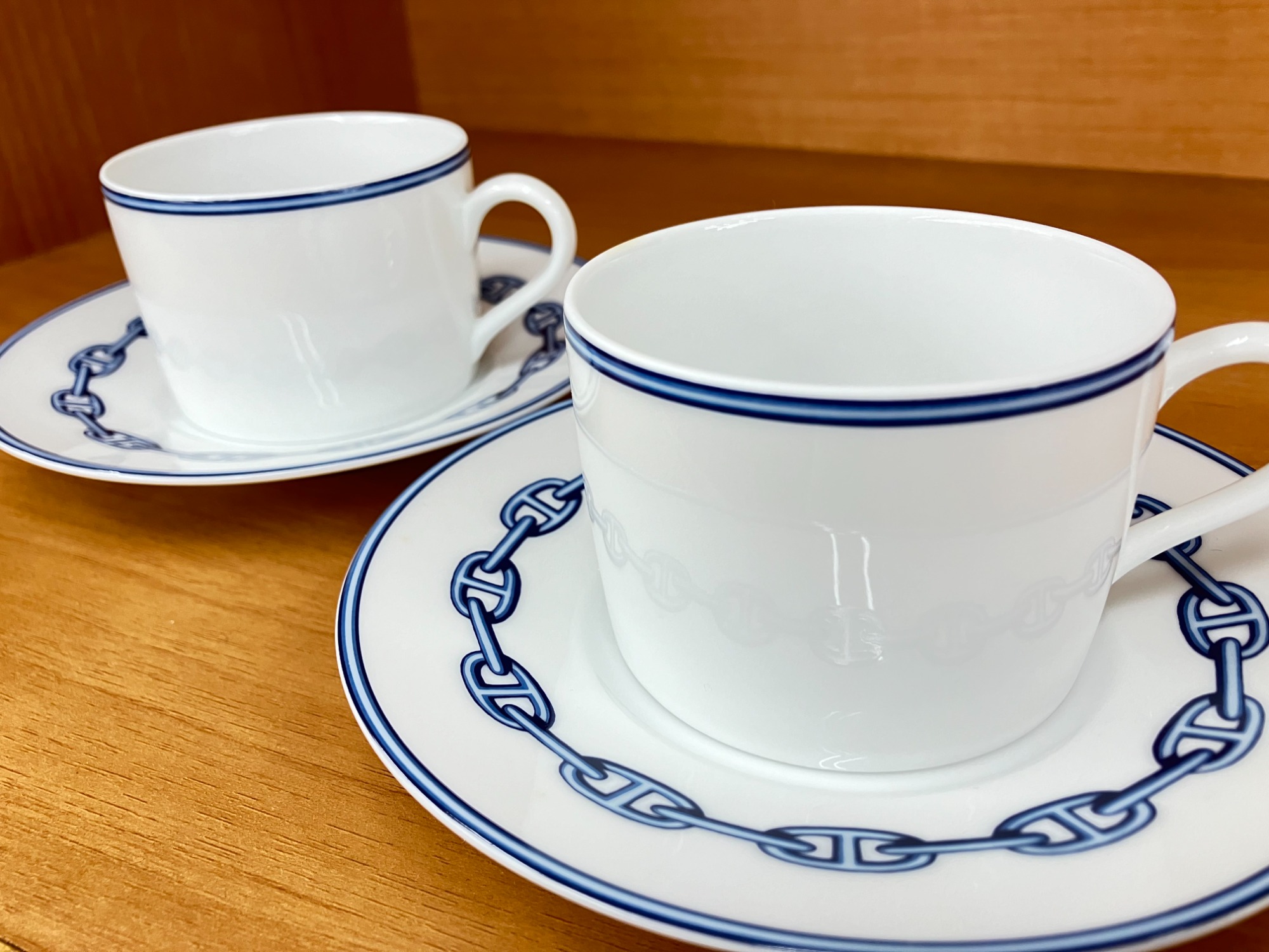 シェーヌダンクル デミタスカップ&ソーサー エルメス デミタスカップ