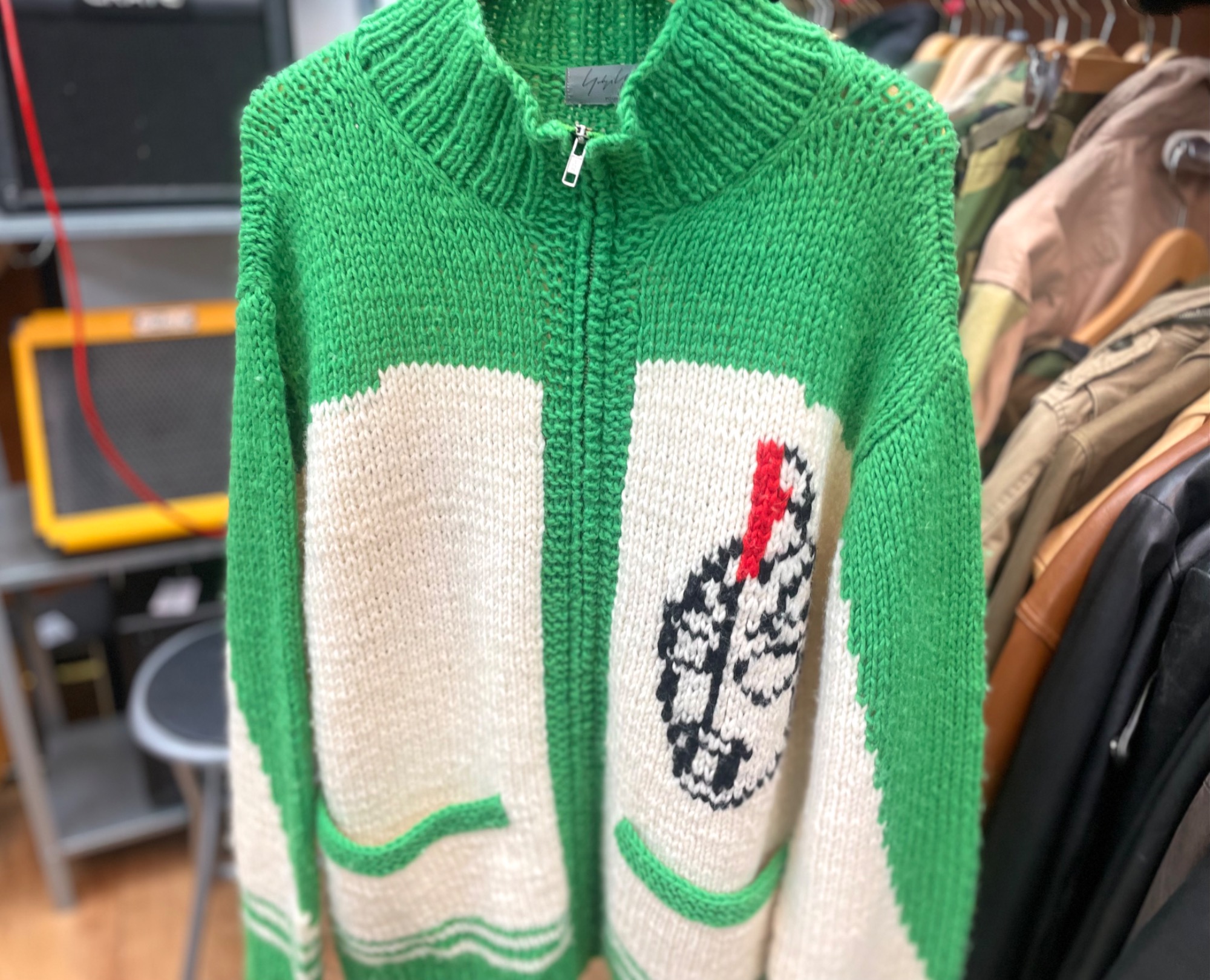 Yohji Yamamoto pour homme × 円谷プロ カウチンニット