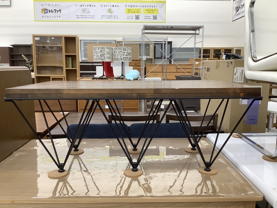 【トレファク府中店】東馬　インダストリアル調センターテーブル！！ テーブル | (株)東馬-tohma- インテリアメーカー家具の卸販売,製造,輸入