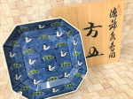 有田焼の人気窯【源右衛門】染錦水鳥図方皿｜リサイクルショップの