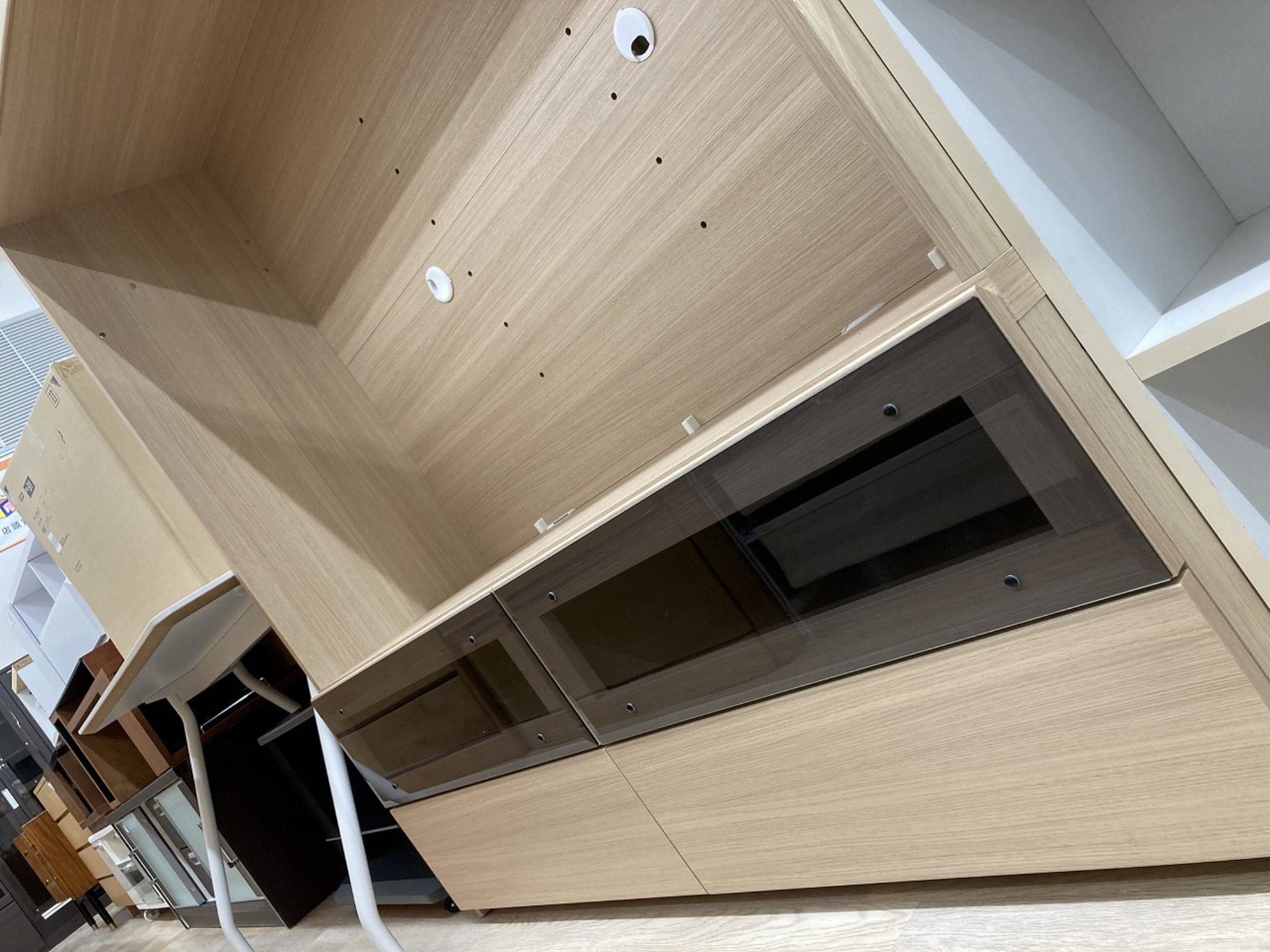 最高級 PAMOUNA ハイテレビボード、リビングボード、幅140cm Used