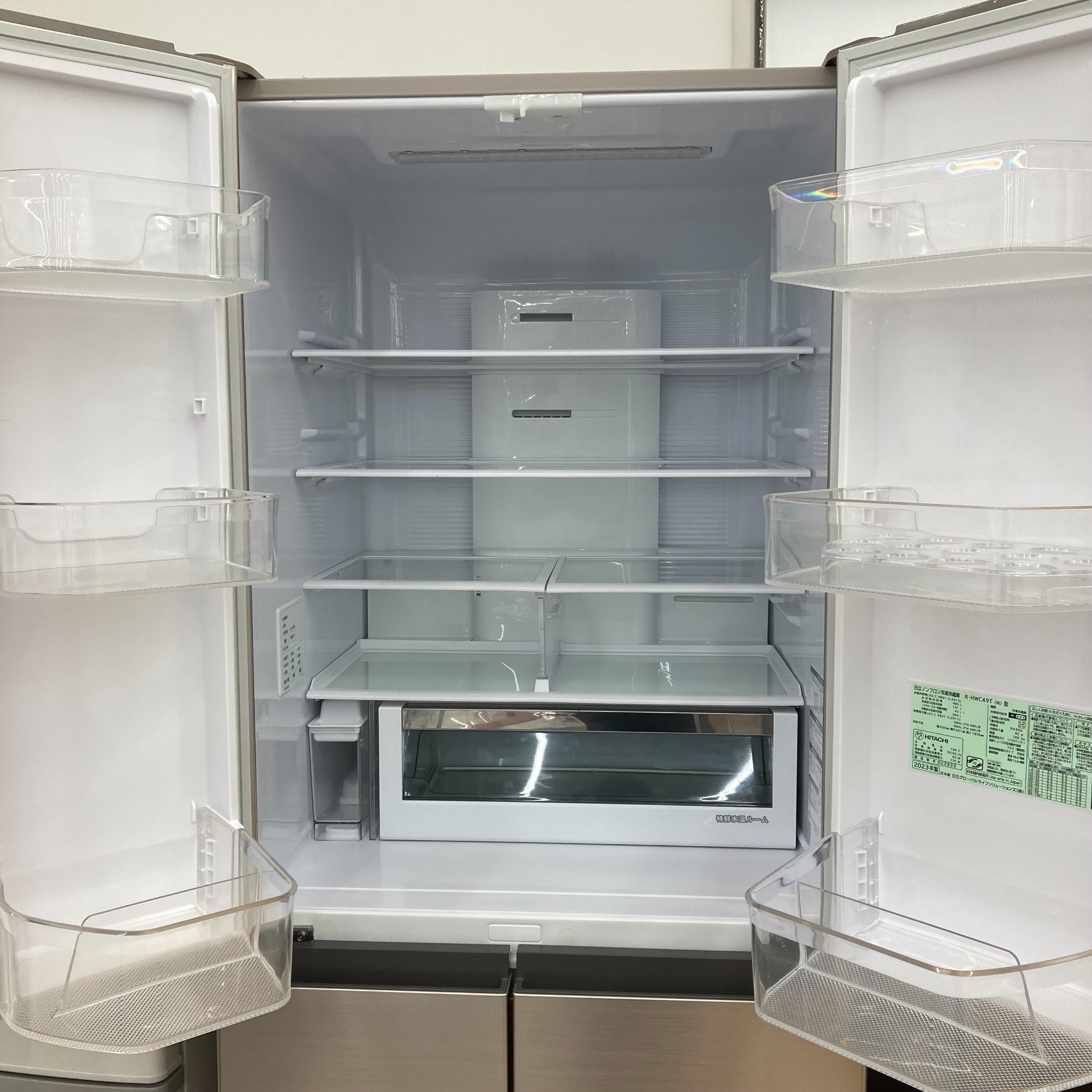 【トレファク神戸南店】6ドア冷蔵庫 HITACHI【取りに来られる方限定】 未使用品】HITACHI 6ドア冷蔵庫が入荷しました！｜2025年07月26