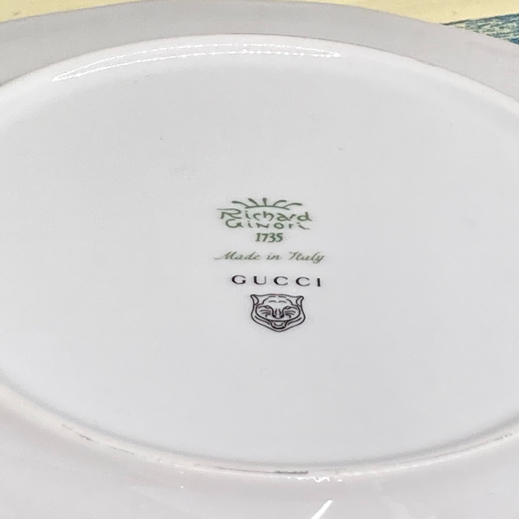 RICHARD GINORI(リチャード ジノリ)×GUCCI（グッチ）プレートをご紹介