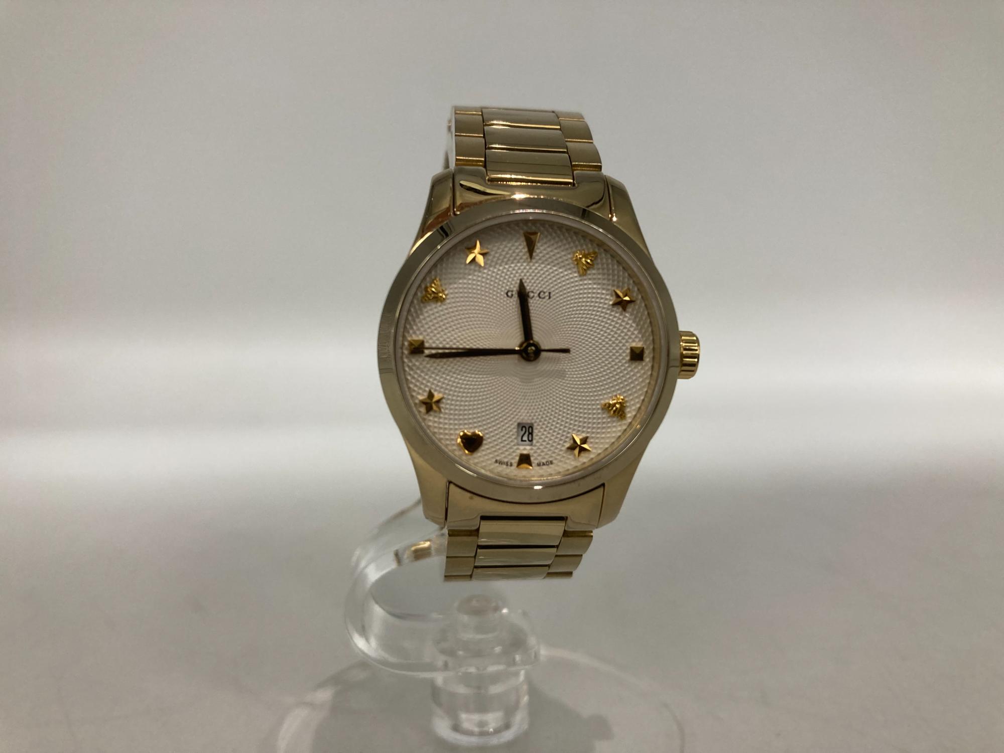 GUCCI クォーツ式時計 シルバー ゴールド GUCCI】腕時計 G-タイムレス クォーツをご紹介！！｜2026年01月23日