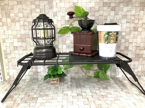 アウトドアのアウトドアテーブル