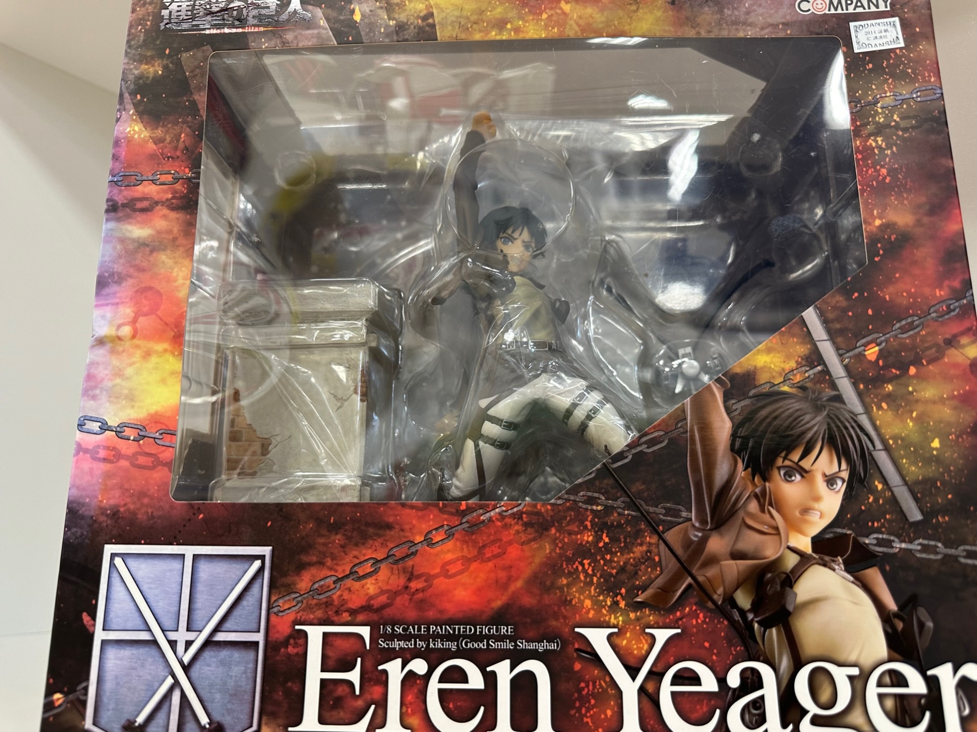 美品/未開封]進撃の巨人 エレン.イェーガー1／8スケール 美品/未開封]