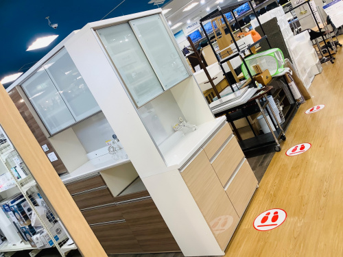 値下げ致しました！】Pamounaの2枚扉レンジボード入荷中でございます 