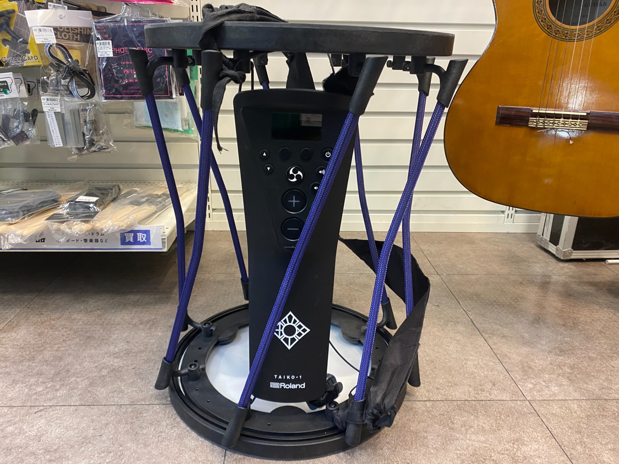 取り置き中)電子和太鼓 Roland TAIKO-1 バチ付