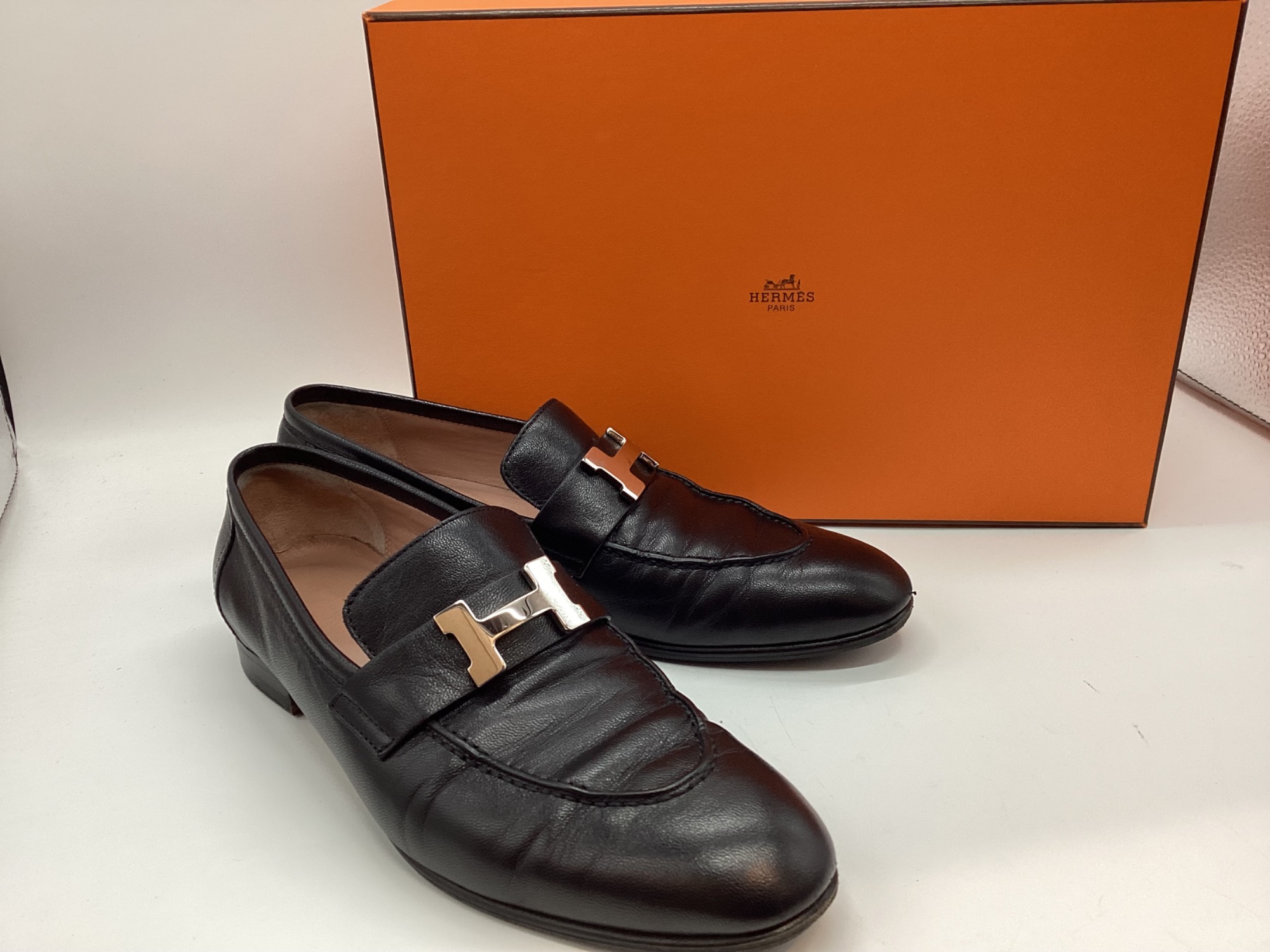 ✨人気✨ HERMES コンスタンス バイカラー ローファー