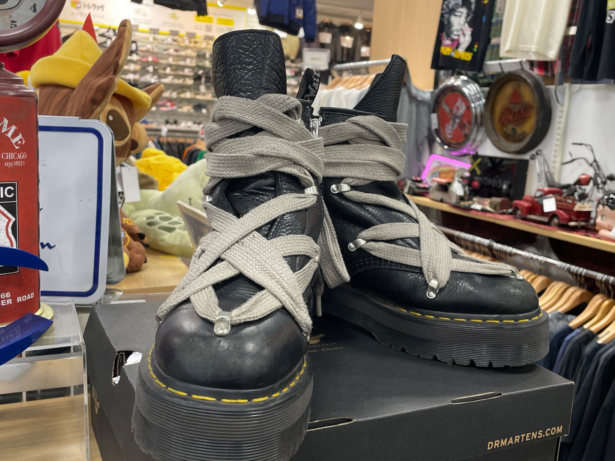 Rick owens dr martens ペンタグラムジャンボレースブーツ RICK OWENS×Dr．Martens ペンタグラムジャンボレースブーツ