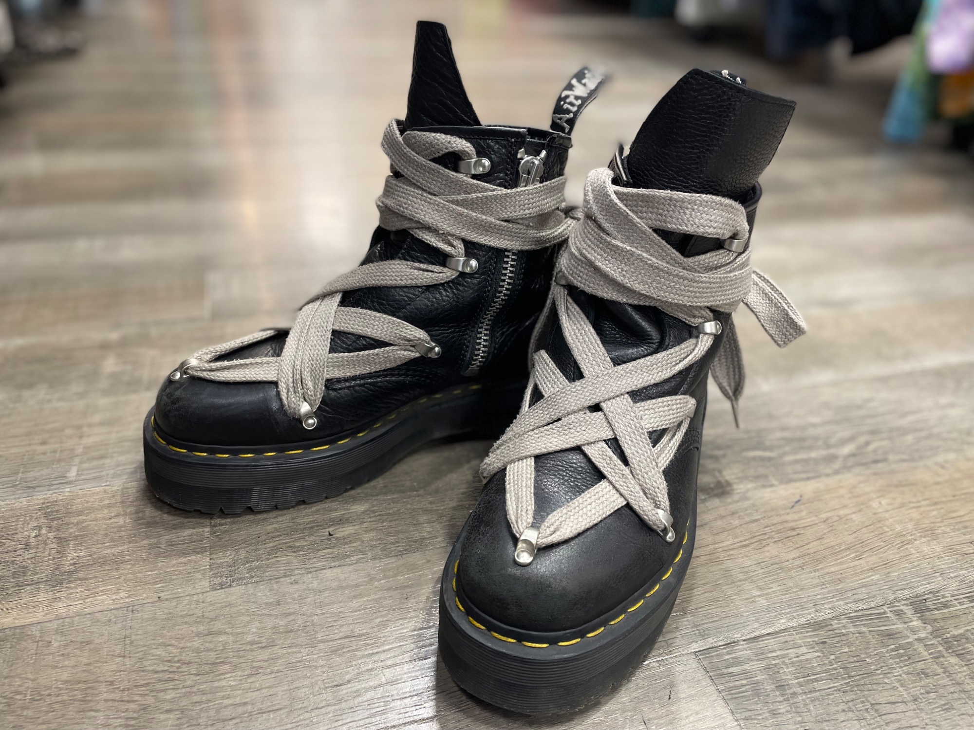 Rick owens dr martens ペンタグラムジャンボレースブーツ RICK OWENS×Dr．Martens ペンタグラムジャンボレースブーツ