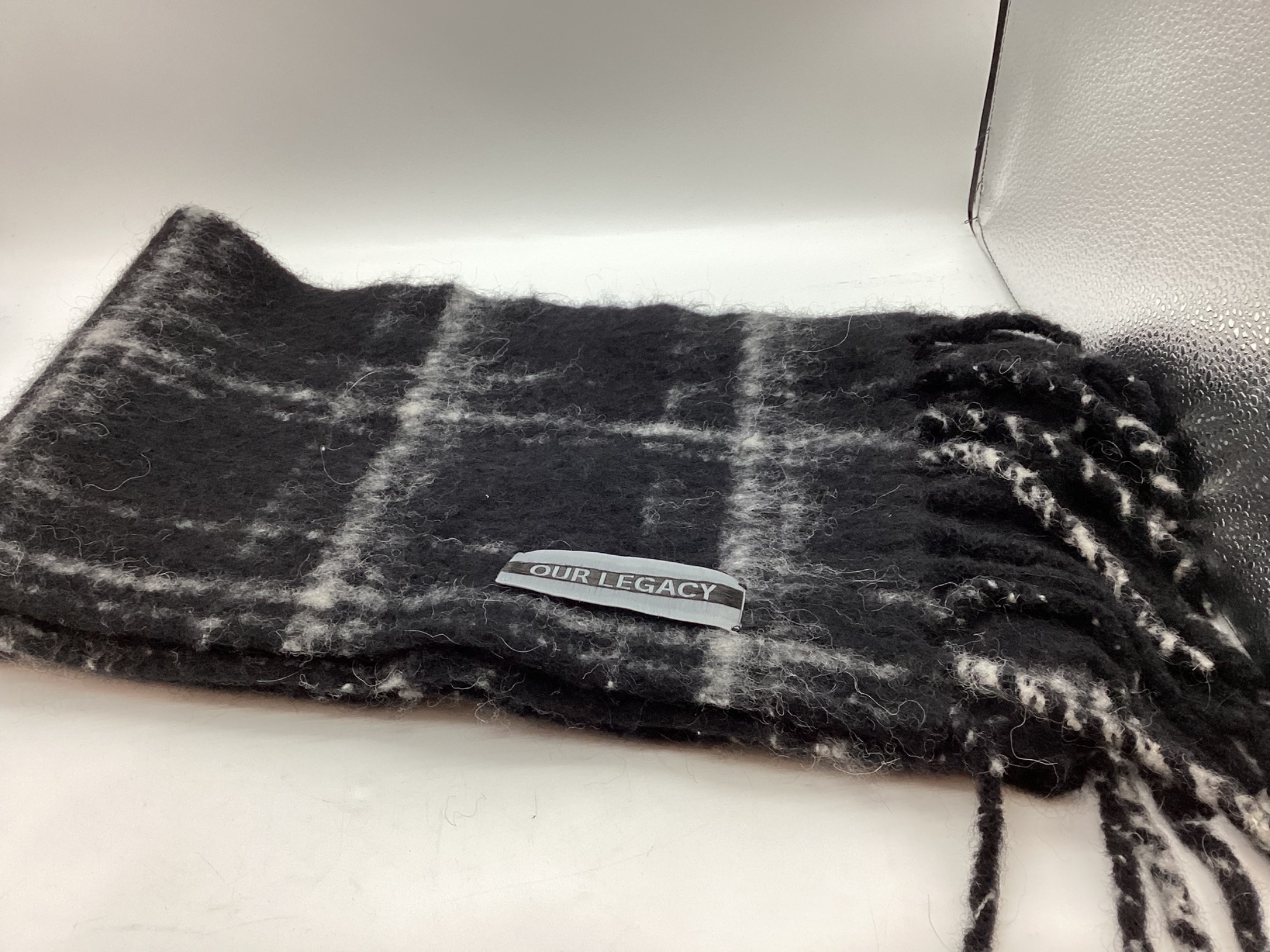 OUR LEGACY (アワーレガシー) マフラー ブラックを買取入荷致し