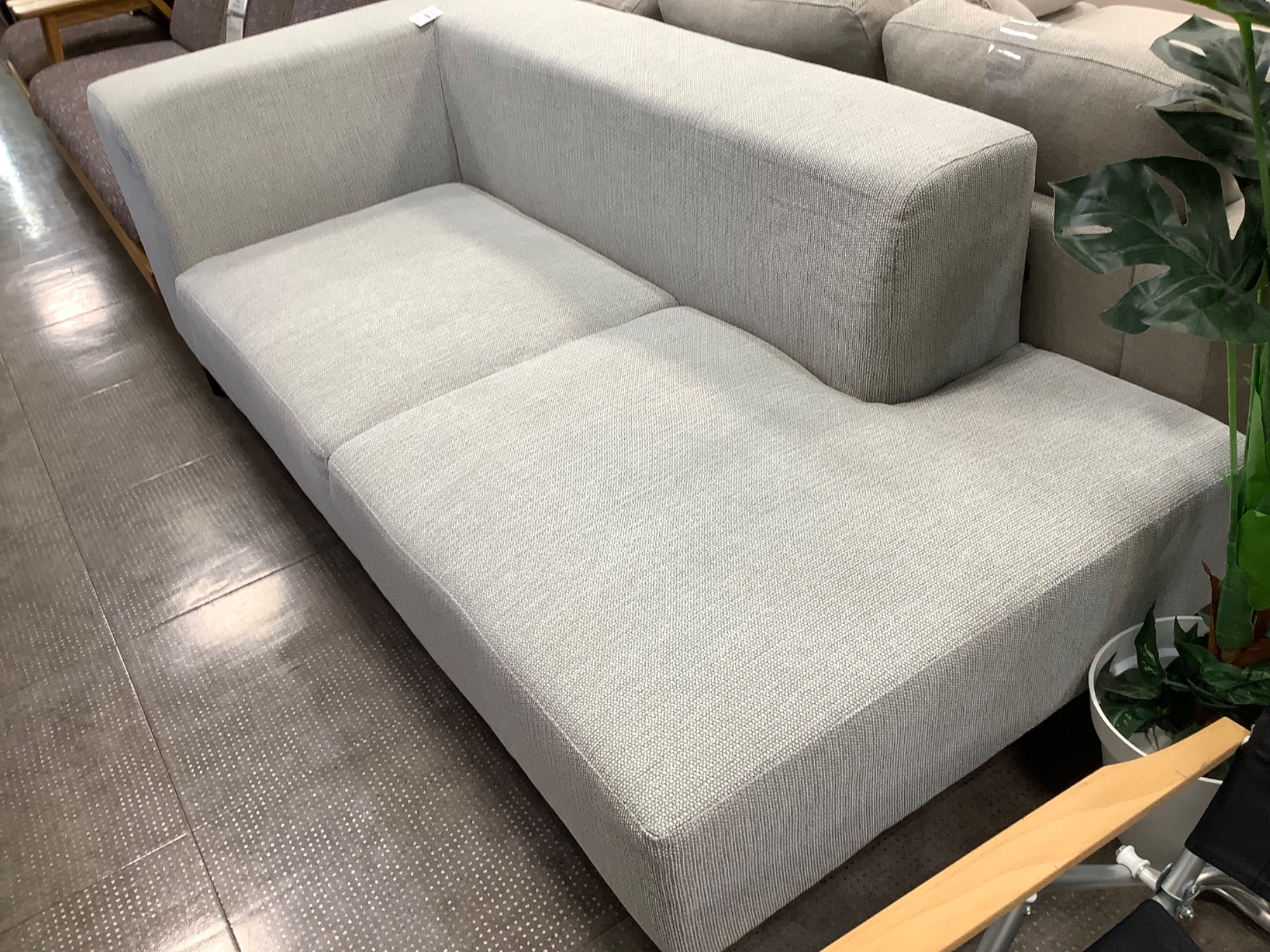 FUJIEI (藤栄) 3人掛けソファー グレー DANKE OneArmSofa買取入荷致し