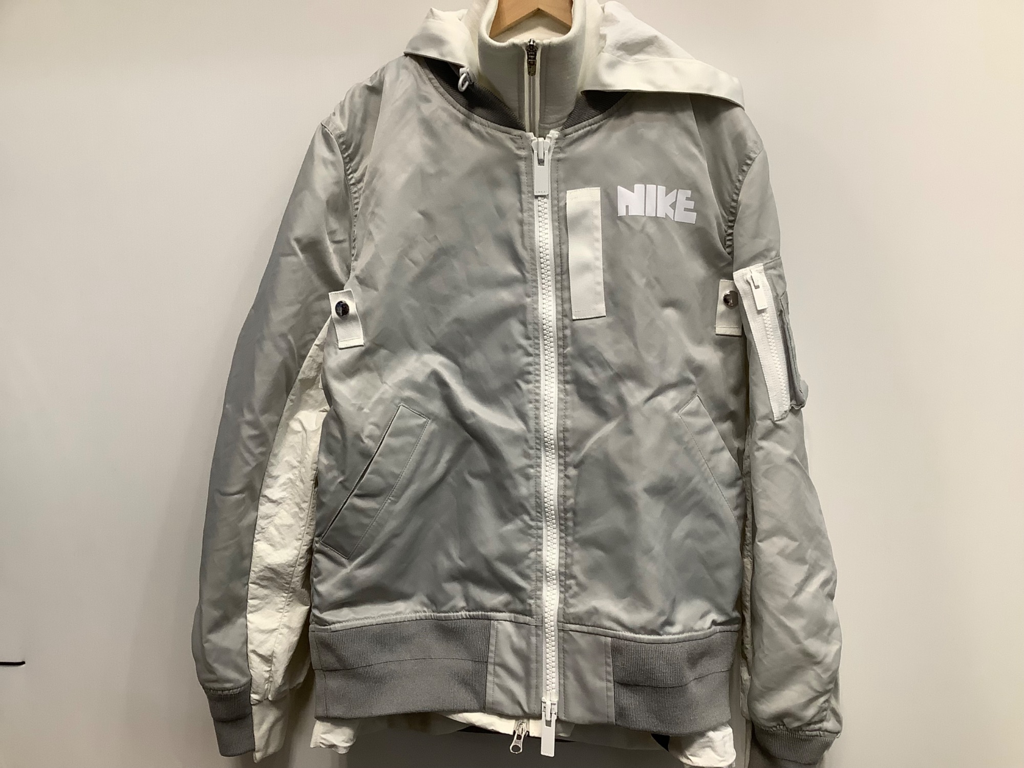 NIKE (ナイキ) sacai (サカイ) NRG LAYERED JKT ボンバー レイヤード
