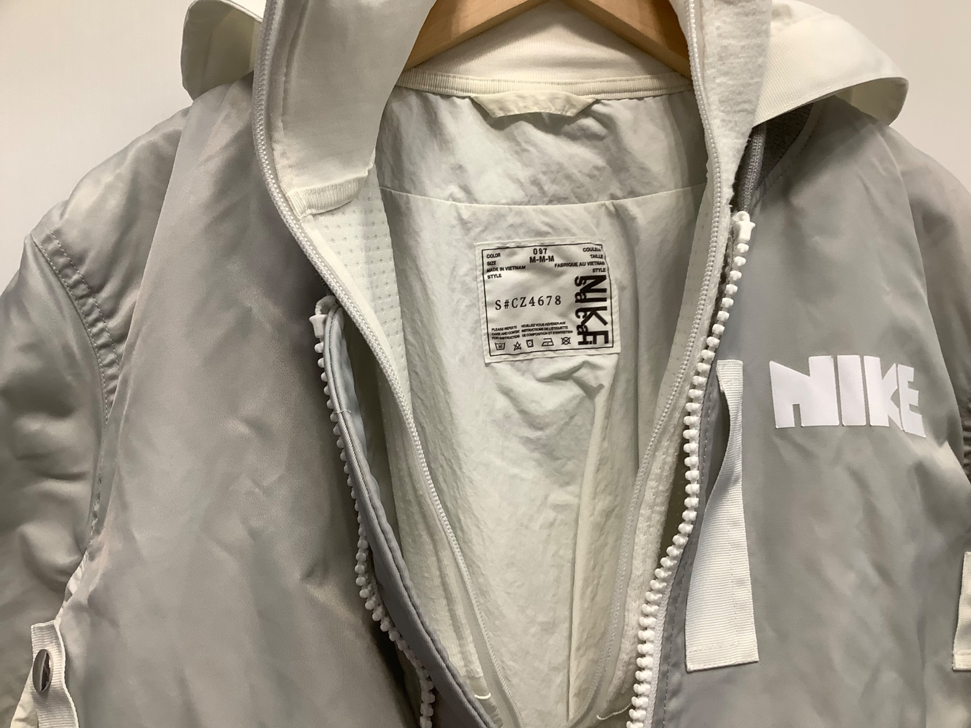 NIKE (ナイキ) sacai (サカイ) NRG LAYERED JKT ボンバー レイヤード