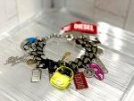 DIESEL / ディーゼル】チェーンブレスレット｜マルチカラーが手元を