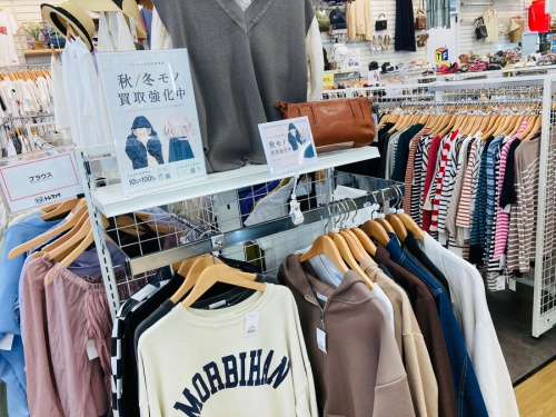レディースファッションの秋物衣類　冬物衣類