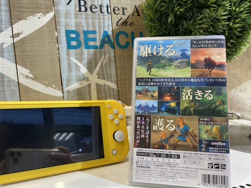 Nintendo Switch用ソフトのゼルダの伝説 ブレスオブザワイルド