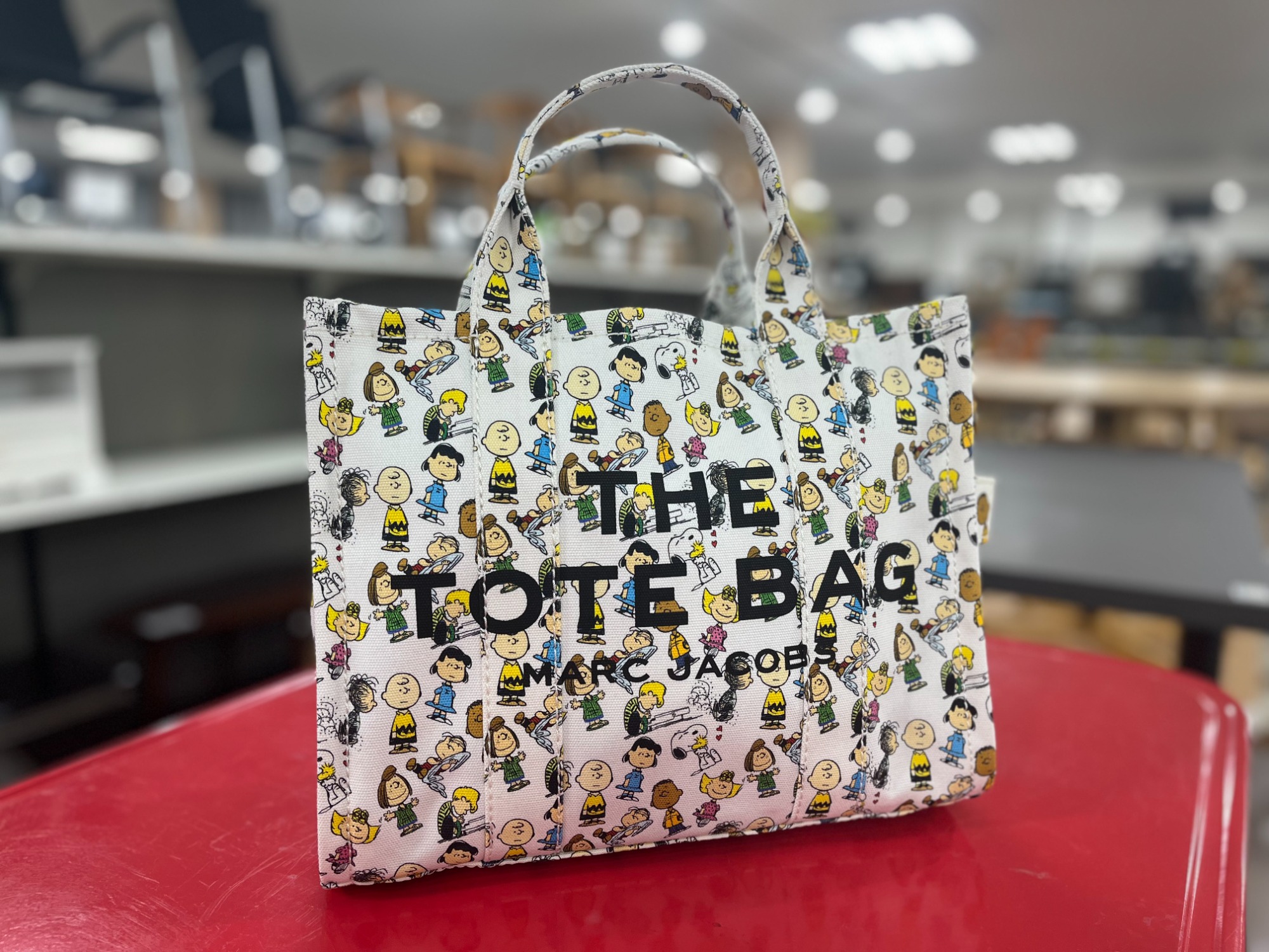 MARC JACOBS×PEANUTS チャーリー・ブラウン トートバッグ 奇跡のコラボ 】 MARC JACOBS × PEANUTS 2WAYトートバック 買取