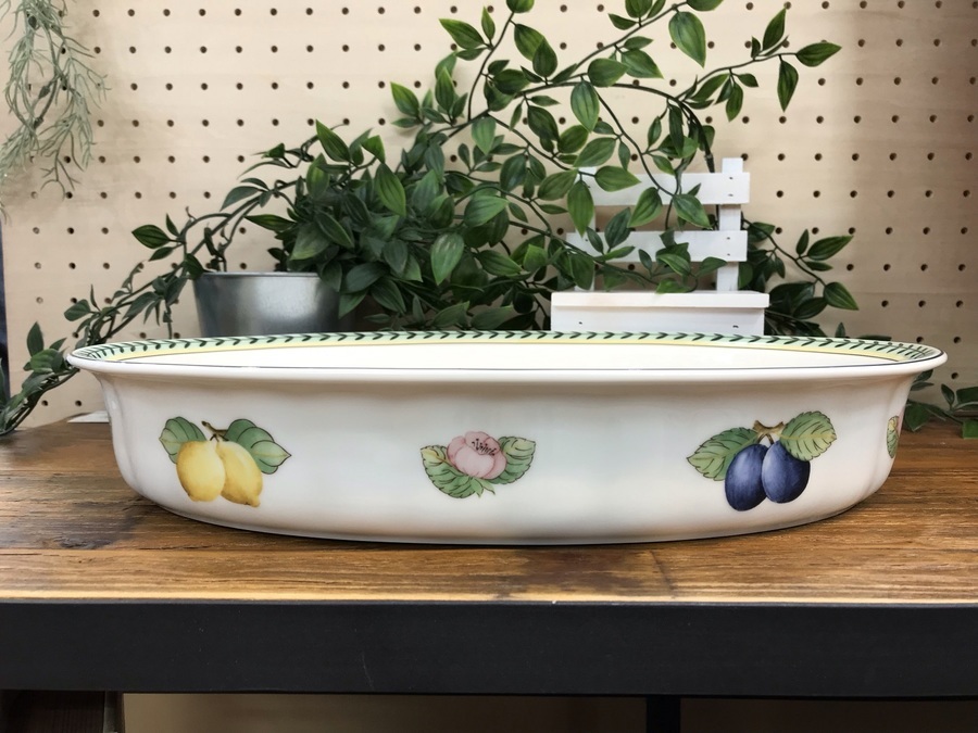 ビレロイ＆ボッホ フレンチガーデン オーバルボウル買取入荷！【八王子