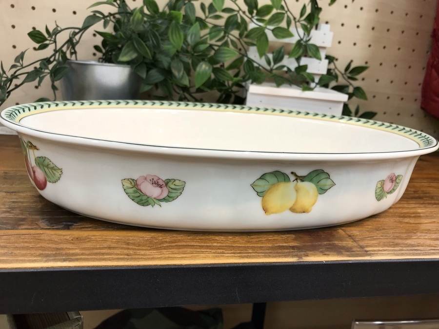 ビレロイ＆ボッホ フレンチガーデン オーバルボウル買取入荷！【八王子