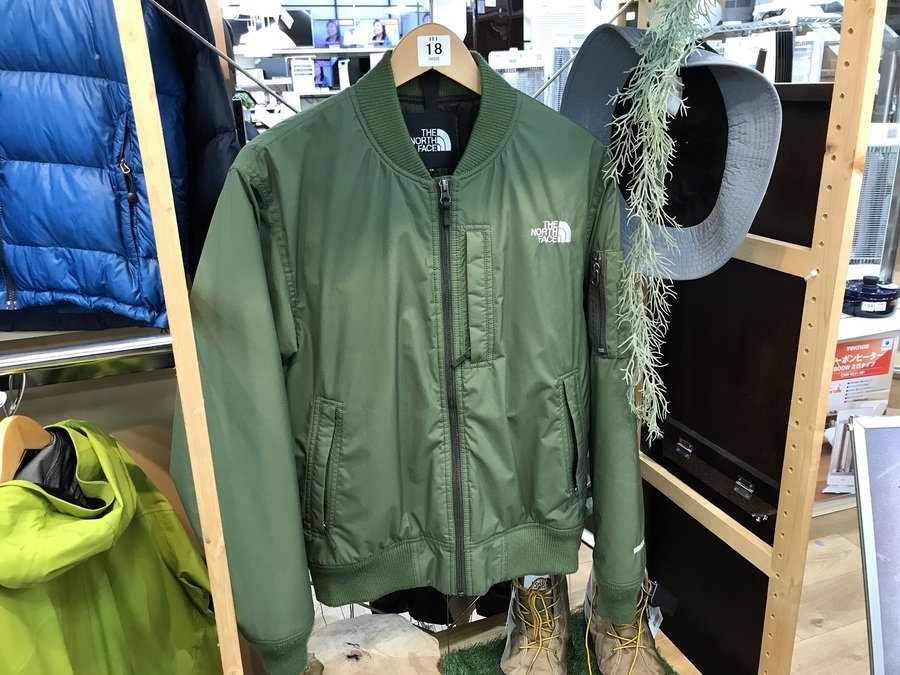 ノースフェイスMA-1ウィンドストッパージャケット THE NORTH FACE MA-1