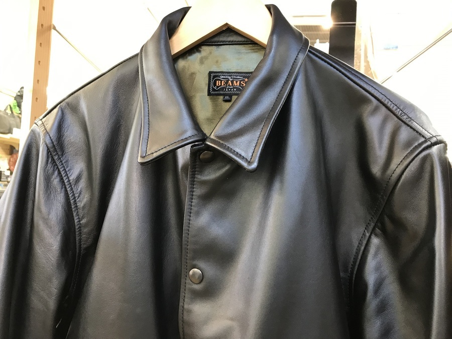 BEAMS PLUS A2ミリタリーレザーブルゾン 買取致しました BEAMS PLUS A2ミリタリーレザーブルゾン 買取致しました