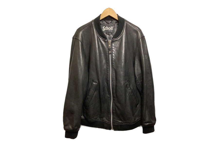 スマホで購入】Schott（ショット）よりLEATHER JACKET BOWERYを