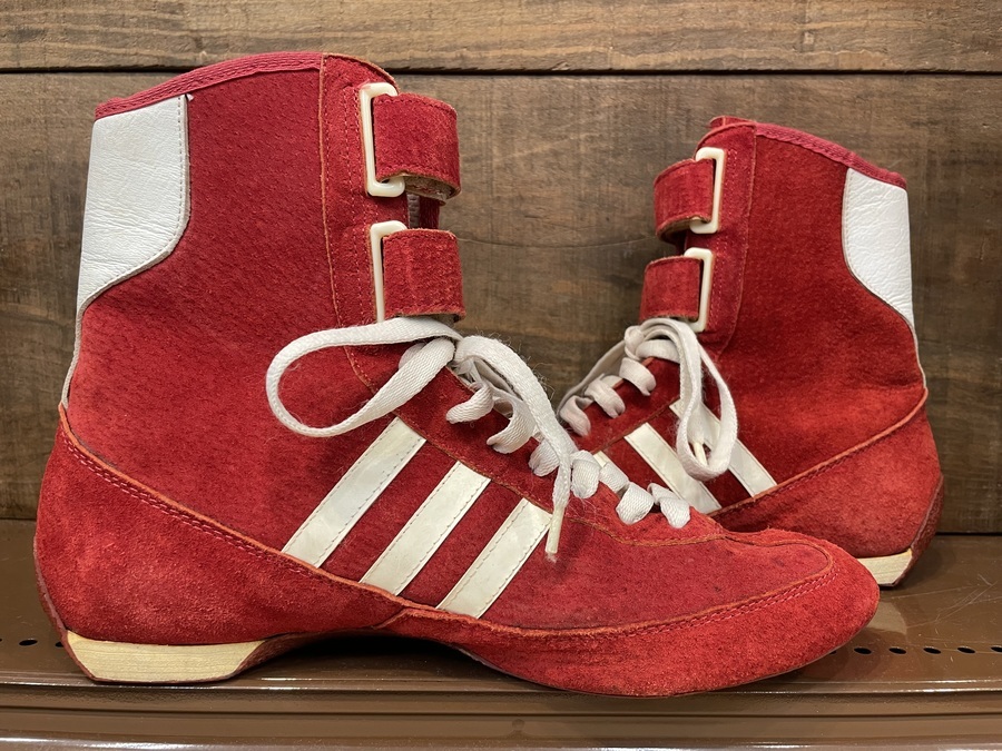 adidas BOXING ドイツ製 赤三本線 タッセル付き 2004 adidas BOXING ドイツ製 赤三本線 タッセル付き 2004