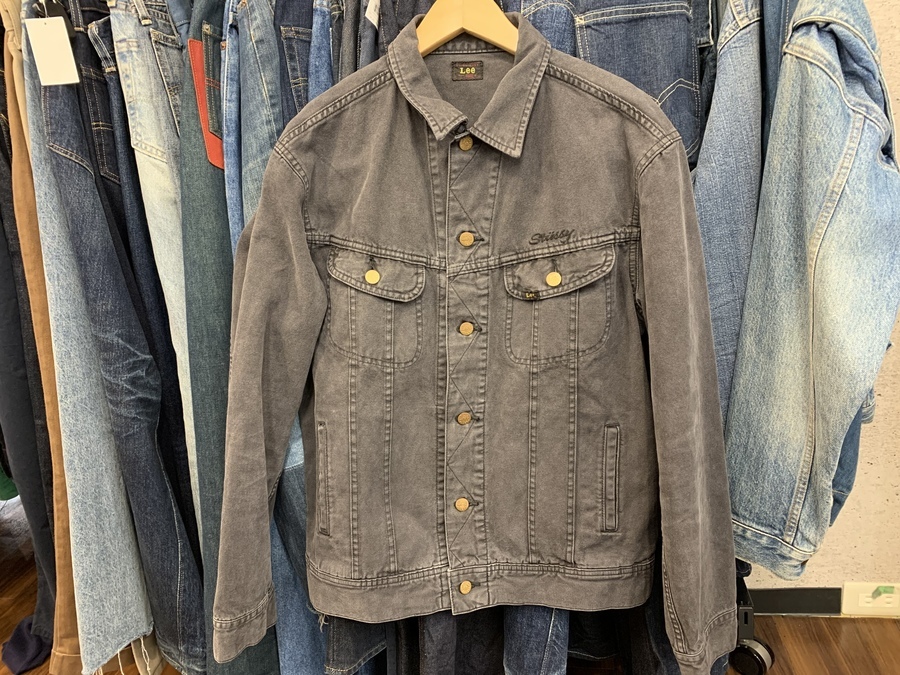 stussy レオパード デニムジャケット S 希少 レア STUSSY（Gジャン