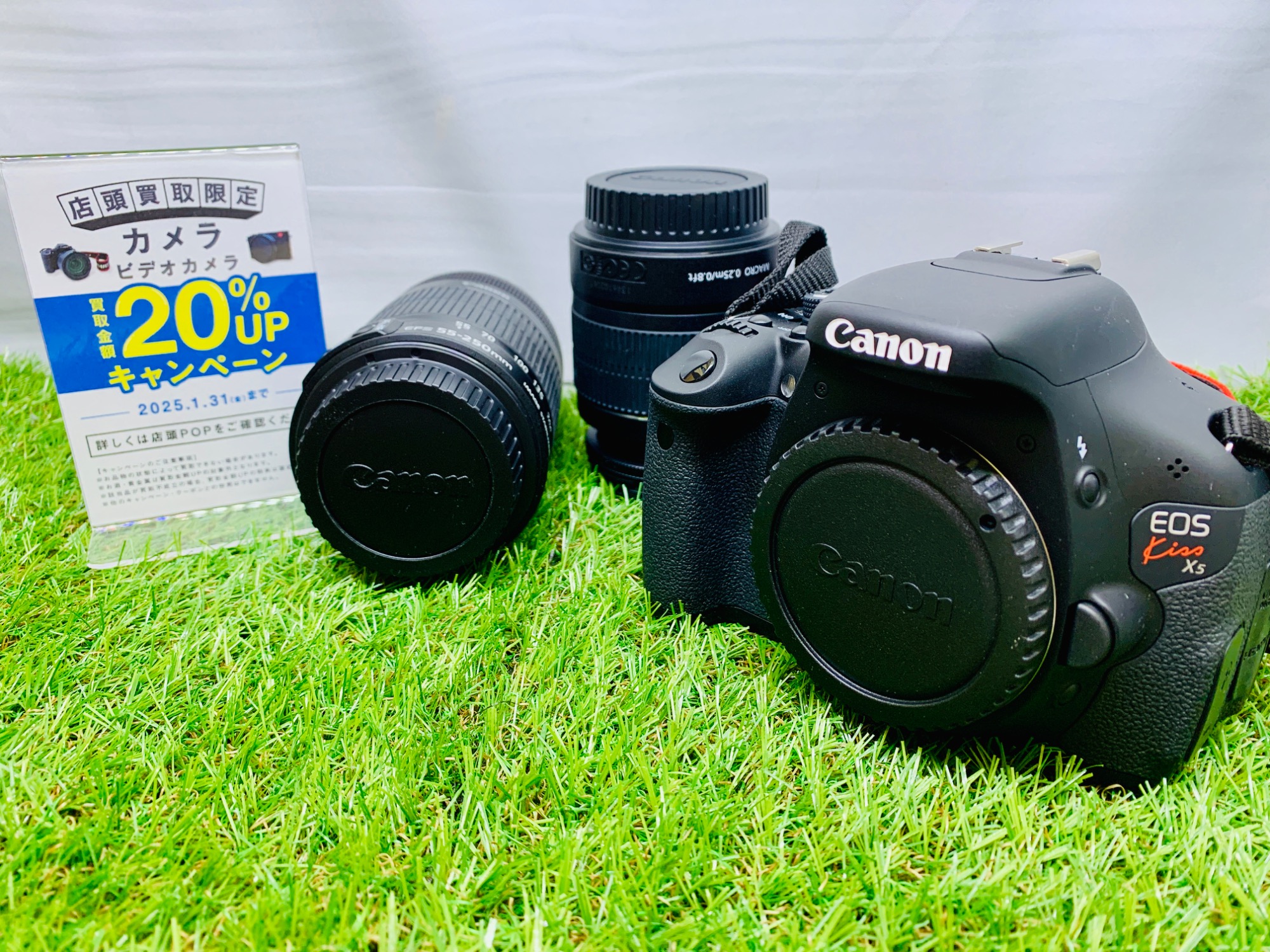一眼レフカメラ買取強化中?】canon eos kissx5 レンズ交換式