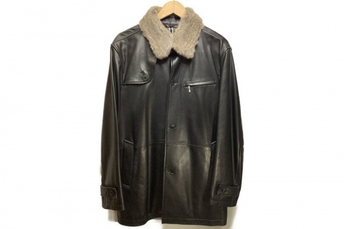 レザーのBURBERRY BLACK LABEL(バーバリーブラックレーベル)