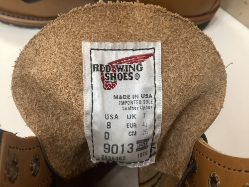 ベックマンブーツのレッドウィング