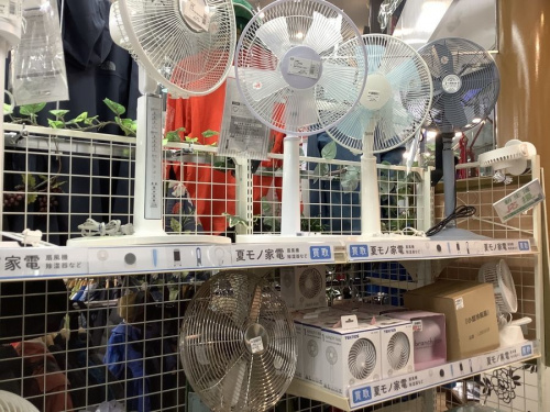 季節家電の扇風機