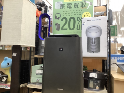 季節家電の空気清浄機