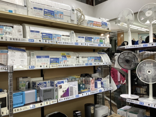 夏物家電の扇風機