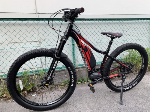 アウトドアの自転車