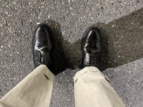ALDENのレザーシューズ