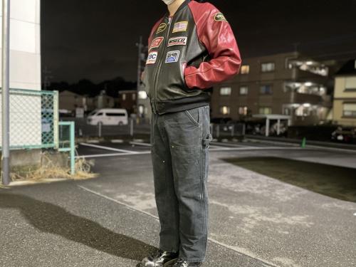 VANSONのレザージャケット