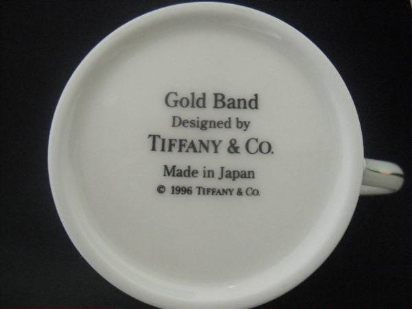 Tiffany＆Co.（ティファニー）のペアカップ＆ソーサーGOLD BANDを中古買取入荷致しました [2011.10.20発行