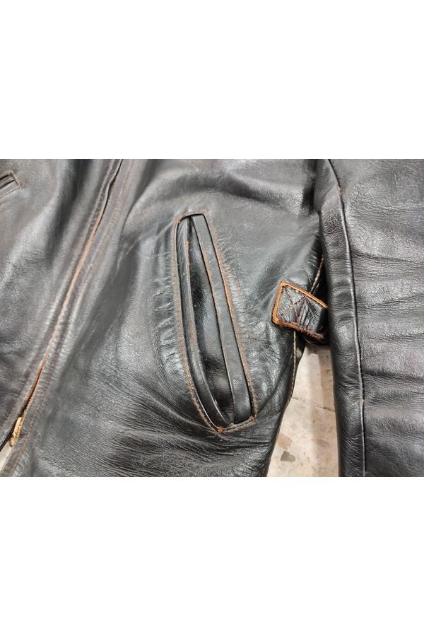 LAP DOG JOHN シングルライダース　size40 DOUG HOUSE/ドッグハウス】からホースレザーを使用したシングル