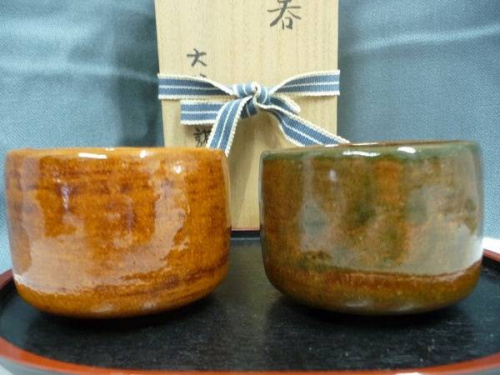 和食器の大樋焼