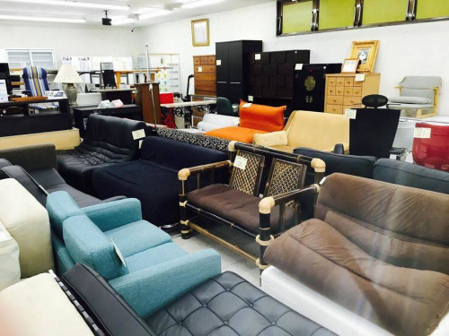 バンブーソファーの二人掛け+