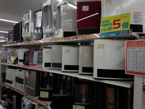 暖房器具のヒーター