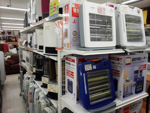 ヒーターのストーブ