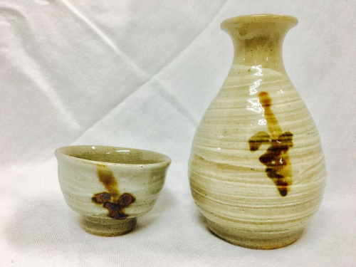 酒器の益子焼