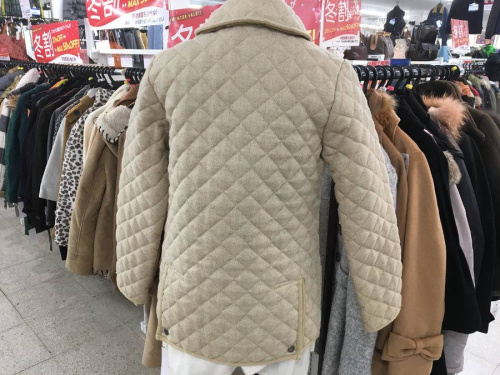 ジャケットのキルティングジャケット