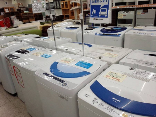 洗濯機の冷蔵庫