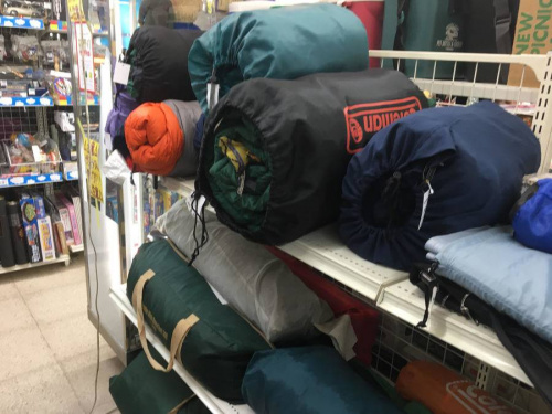 テントの買取強化