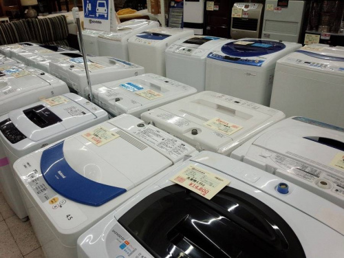 洗濯機の冷蔵庫